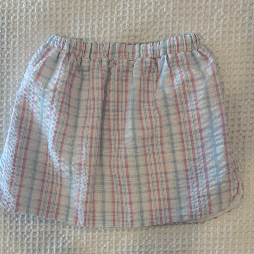 Beaufort bonnet Searsucker skirt